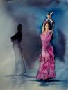 Flamenco in pink