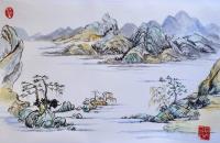 Traditional Chinese landscape 